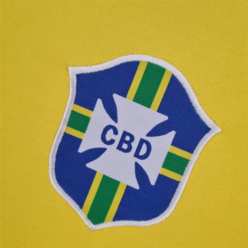1970 retro brazil home soccer jersey 4