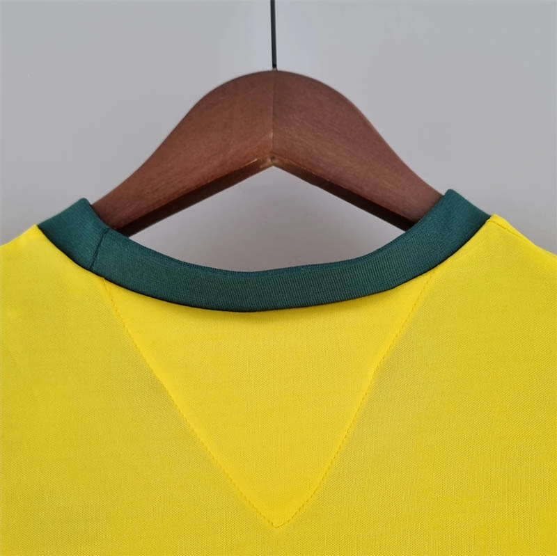 1970 retro brazil home soccer jersey 5