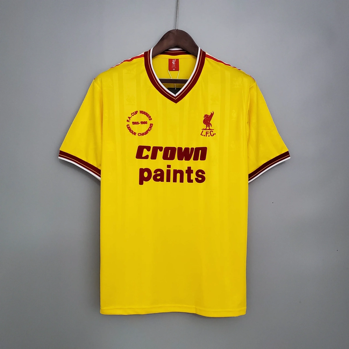 1985 1986 retro liverpool away football shirt 1