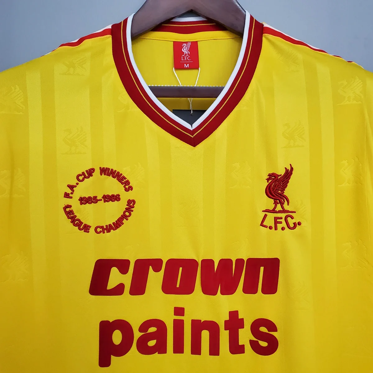 1985 1986 retro liverpool away football shirt 3