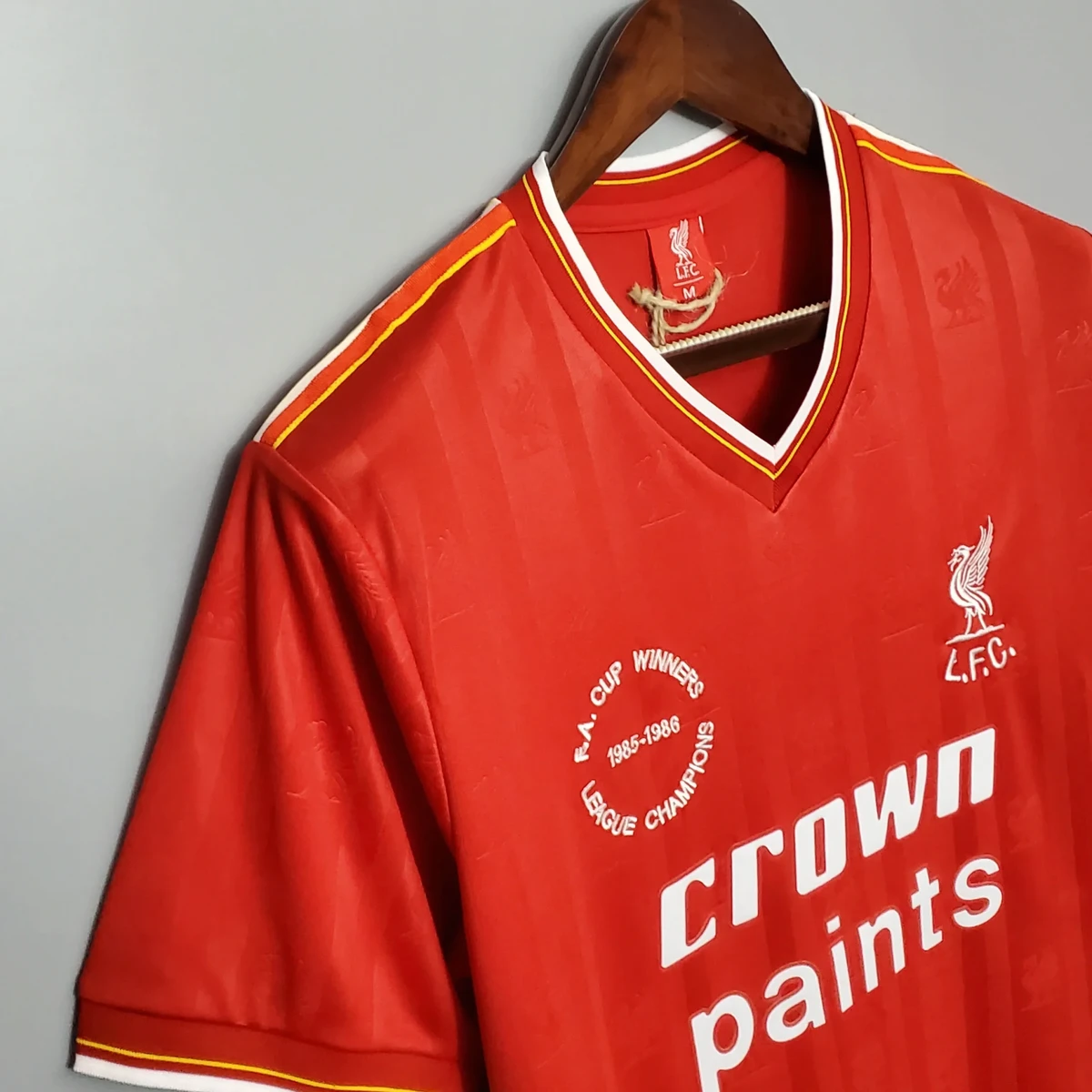 1985 1986 retro liverpool home football shirt 6