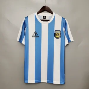 1986 retro argentina national team home jersey 1