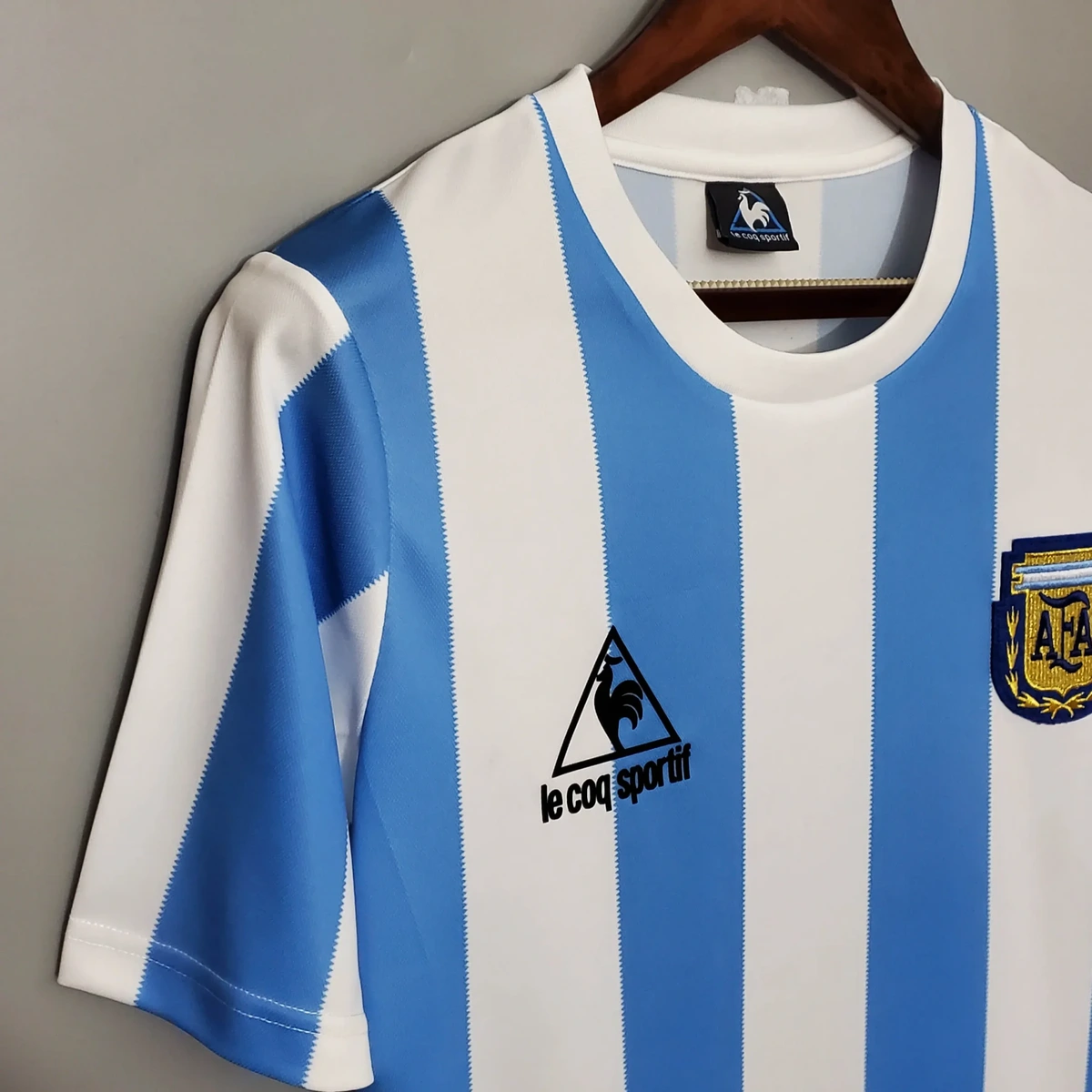 1986 retro argentina national team home jersey 6