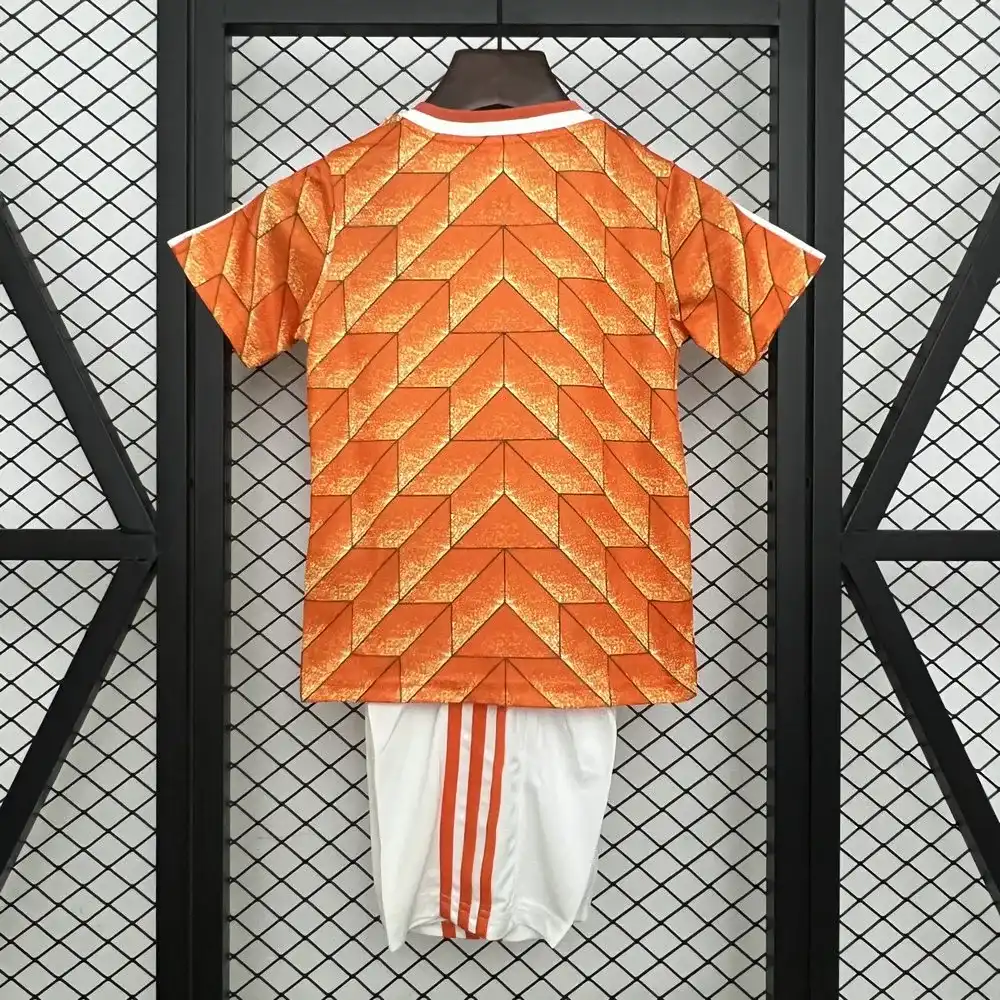 1988 retro kids size netherlands home football shirt 2