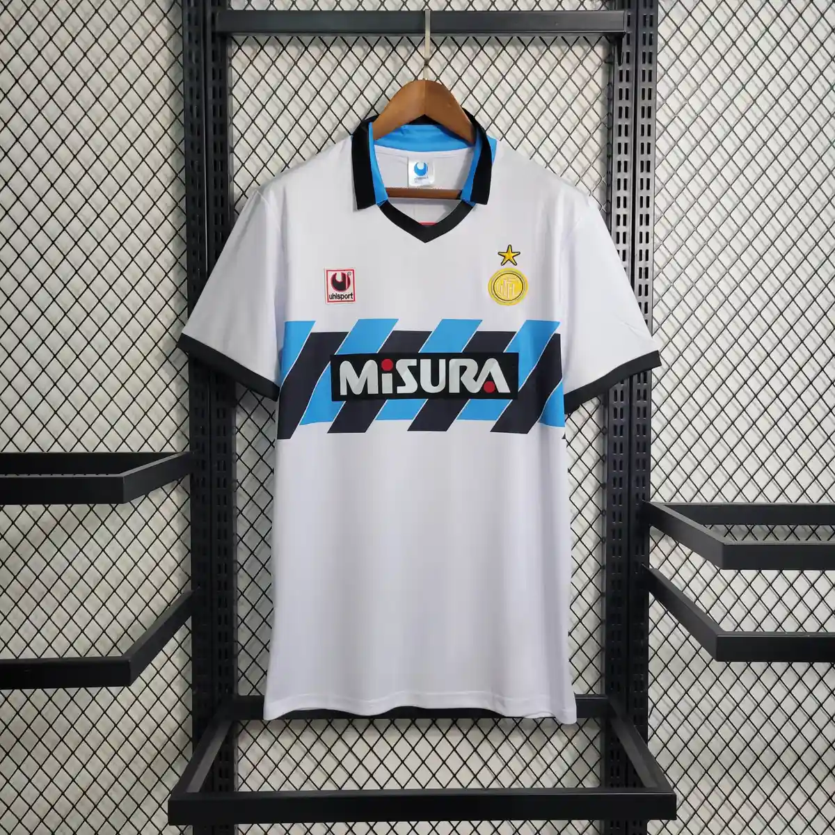 1990 1991 retro inter milan away football shirt 1