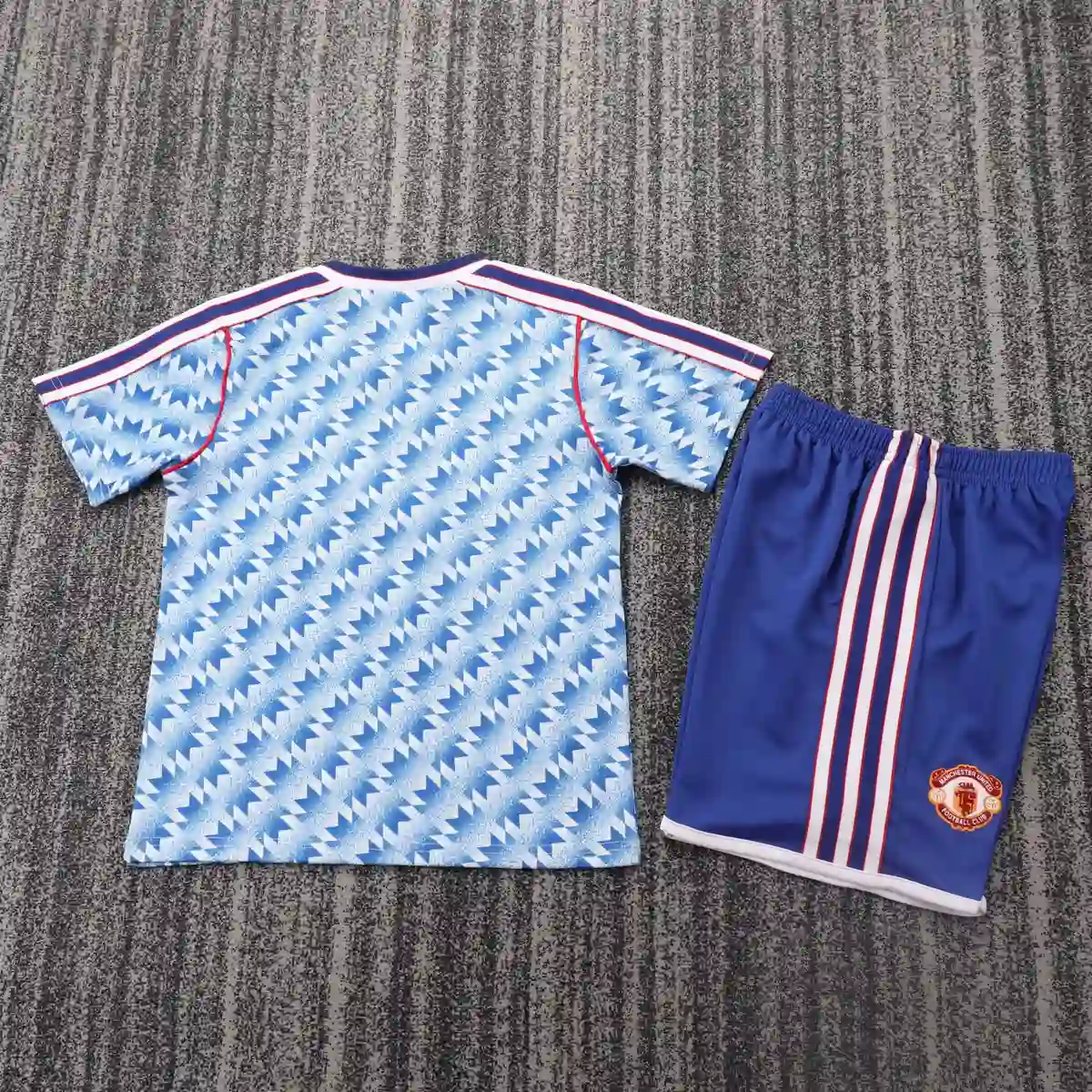 1990 1992 retro kids manchester united away football shirt 2
