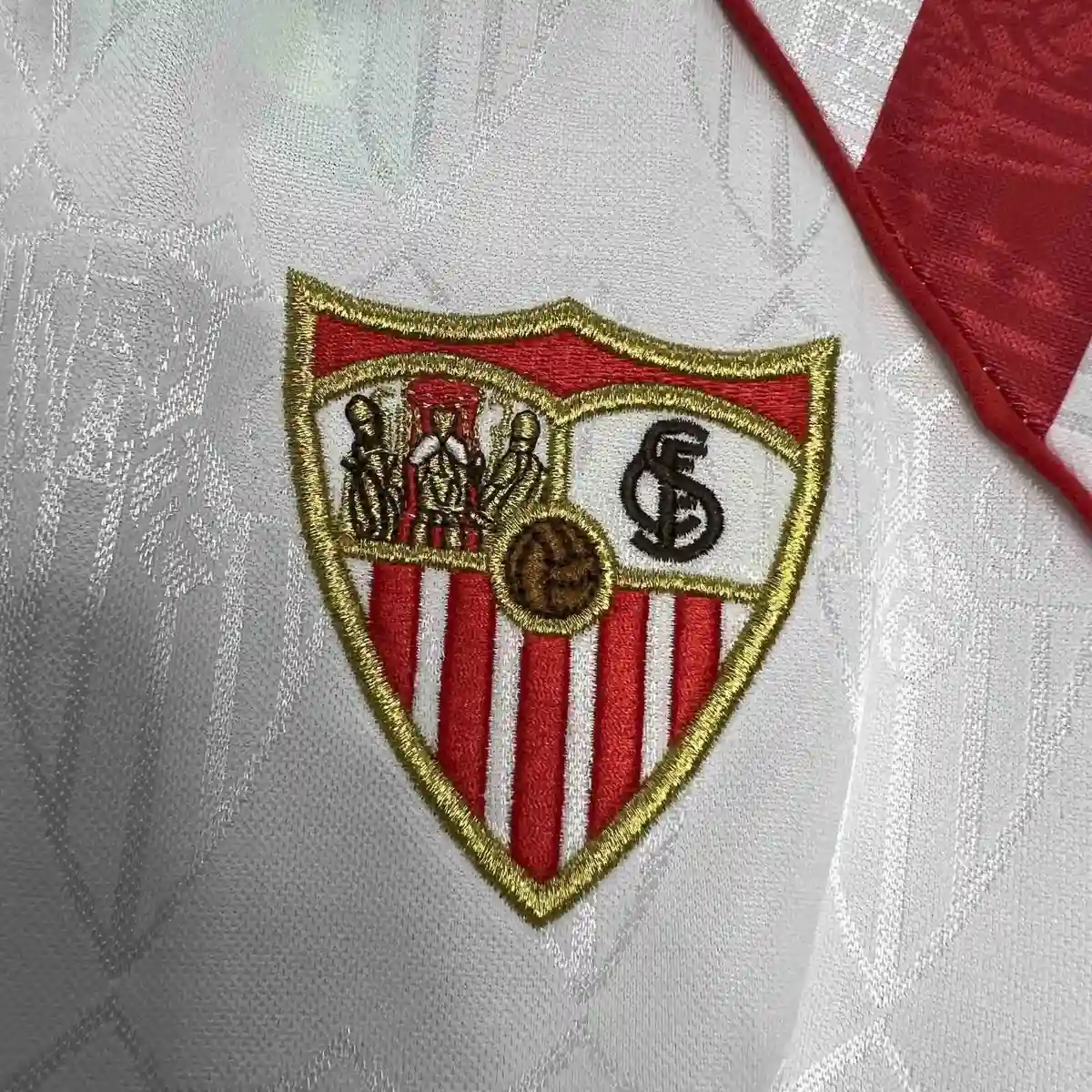 1991 1992 retro sevilla home football shirt 4