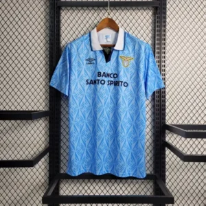 1991 retro lazio home soccer jersey 1