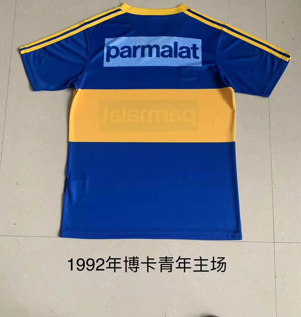 1992 1993 retro boca juniors home football jersey 2