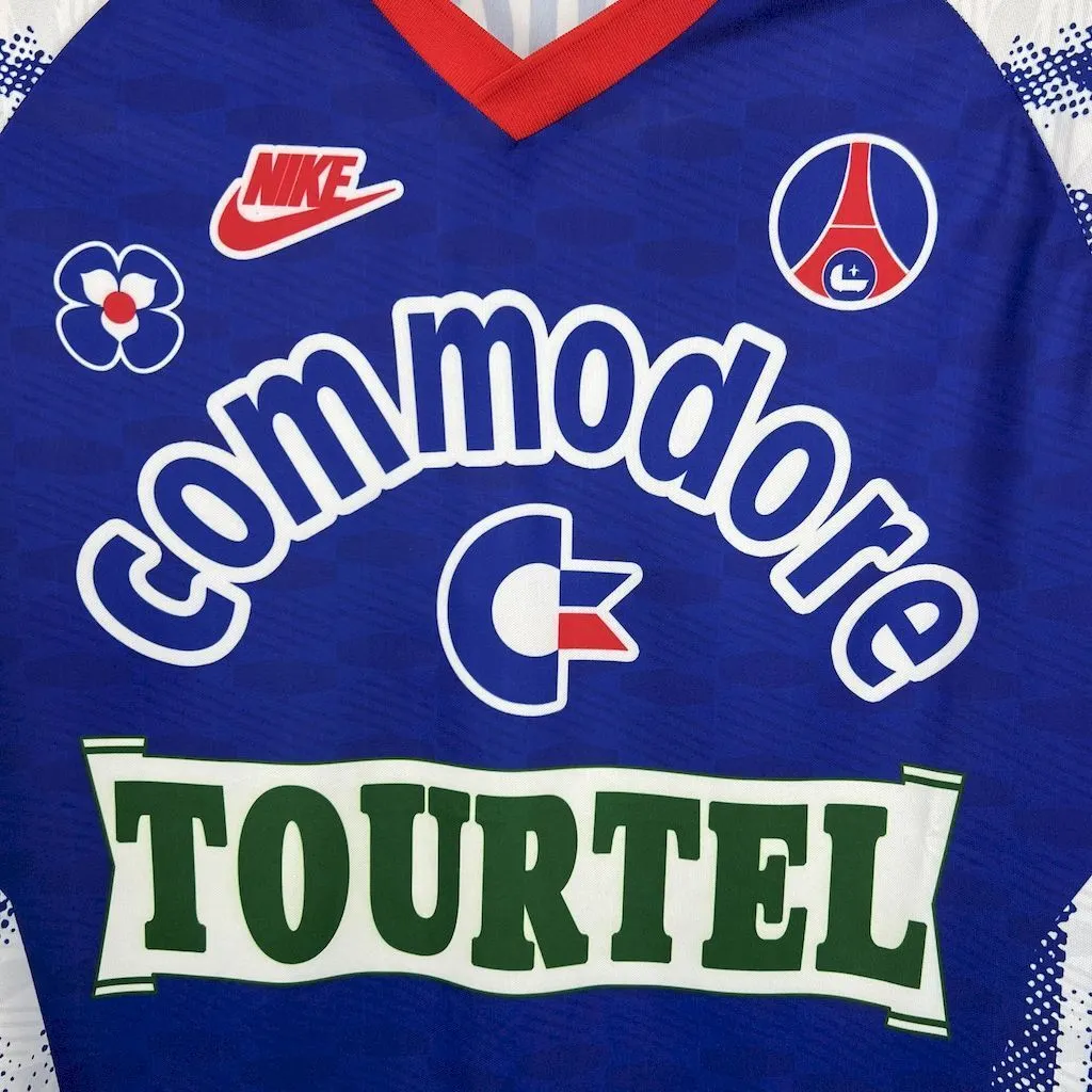 1992 1993 retro paris saint germain home football shirt 5