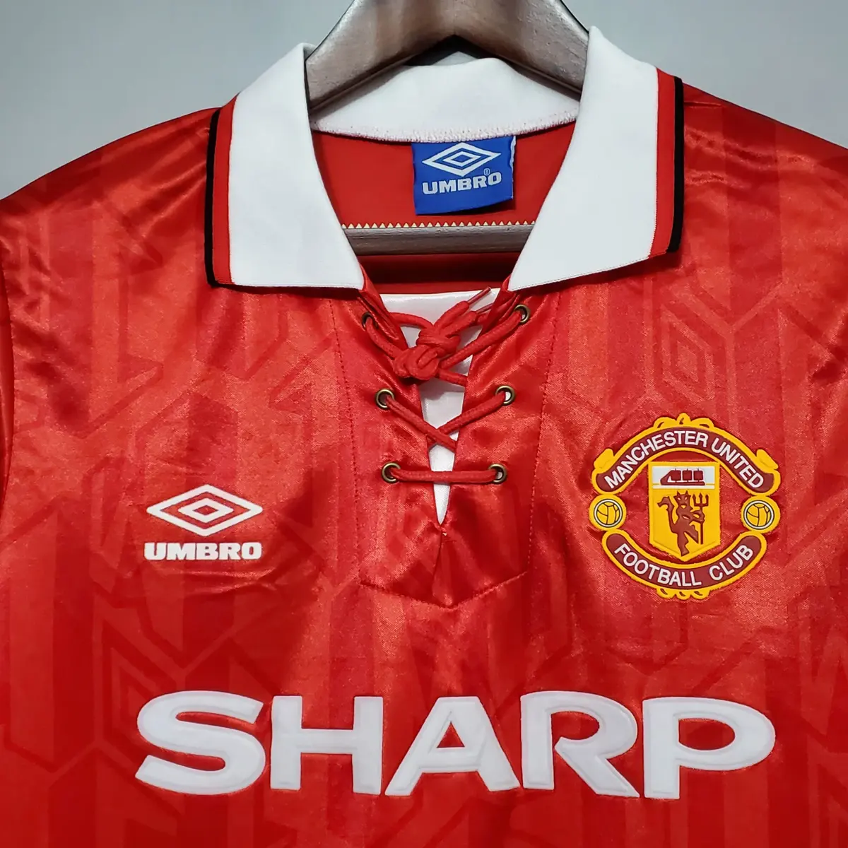 1992 1994 retro manchester united home football shirt 3