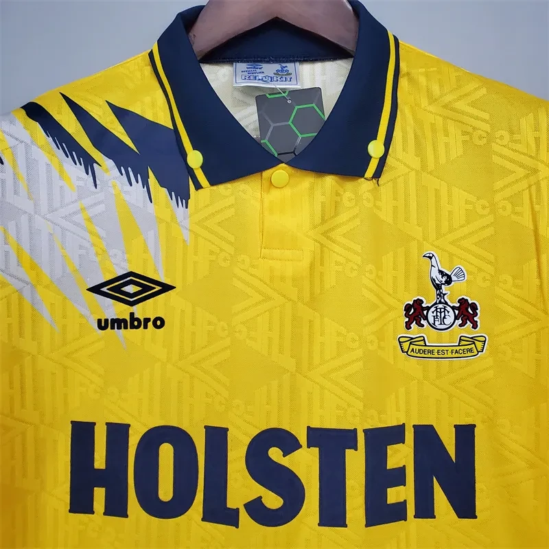 1992 1994 retro tottenham hotspur away soccer jersey 3