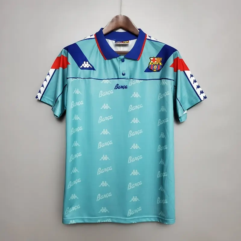 1992 1995 retro barcelona away football shirt 1