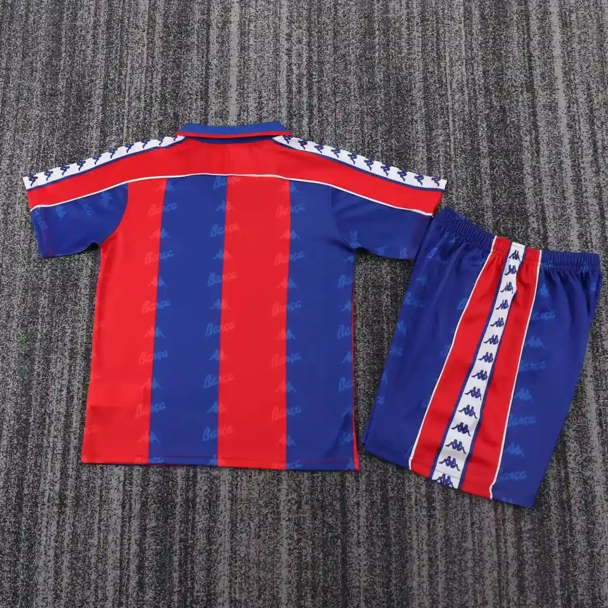 1992 1995 retro kids barcelona home football shirt 2