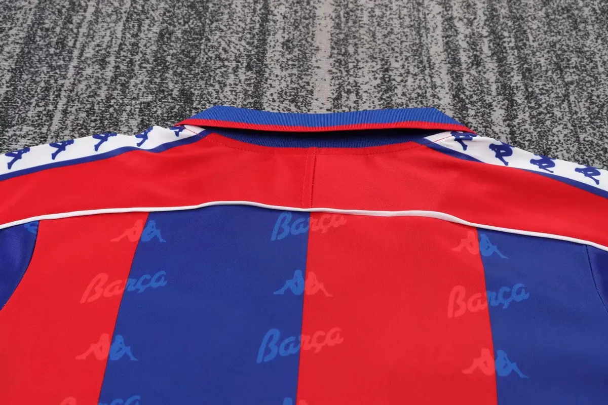 1992 1995 retro kids barcelona home football shirt 4
