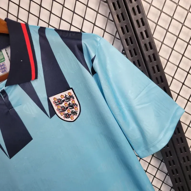 1992 retro england third away football shirt 5