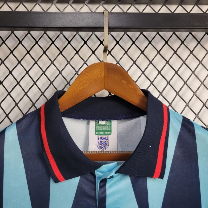 1992 retro england third away football shirt 6