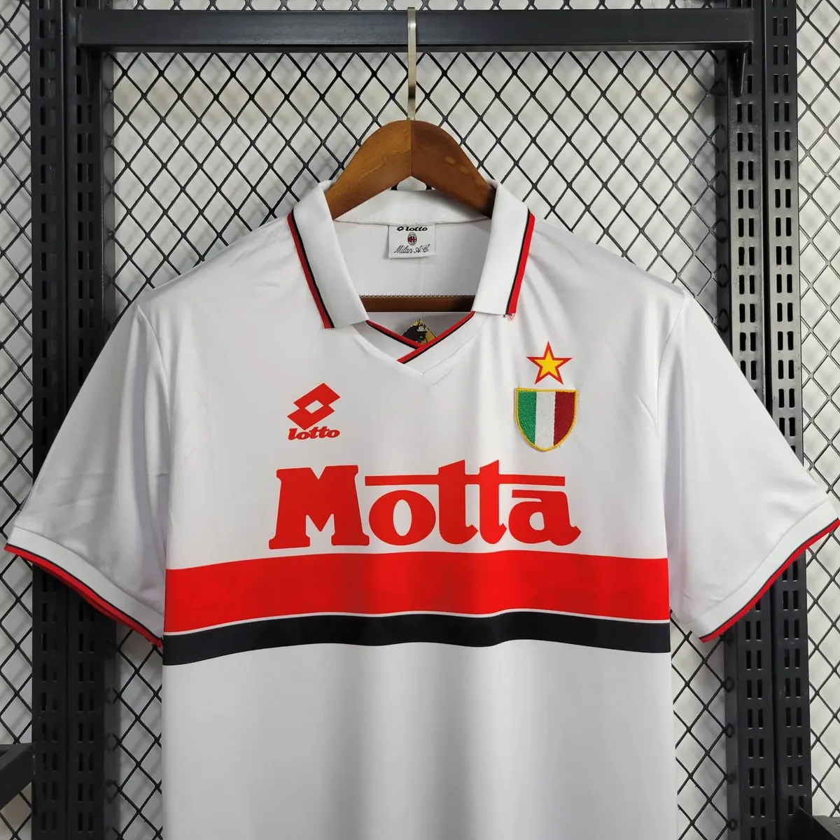 1993 1994 retro ac milan away football shirt 4