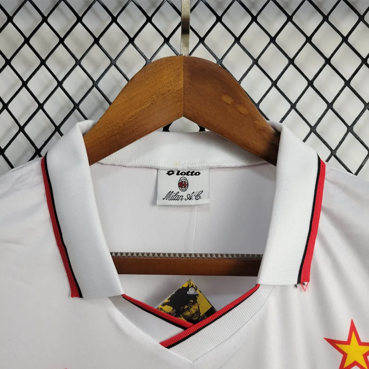 1993 1994 retro ac milan away football shirt 7