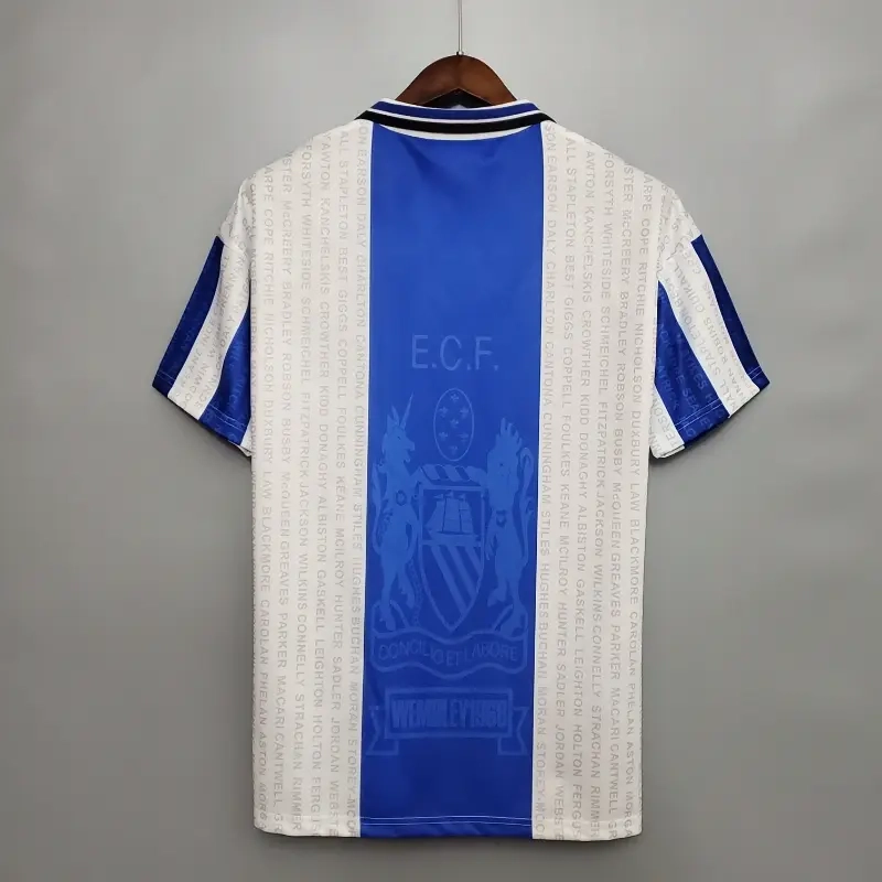 1994 1996 retro manchester united away football shirt 2