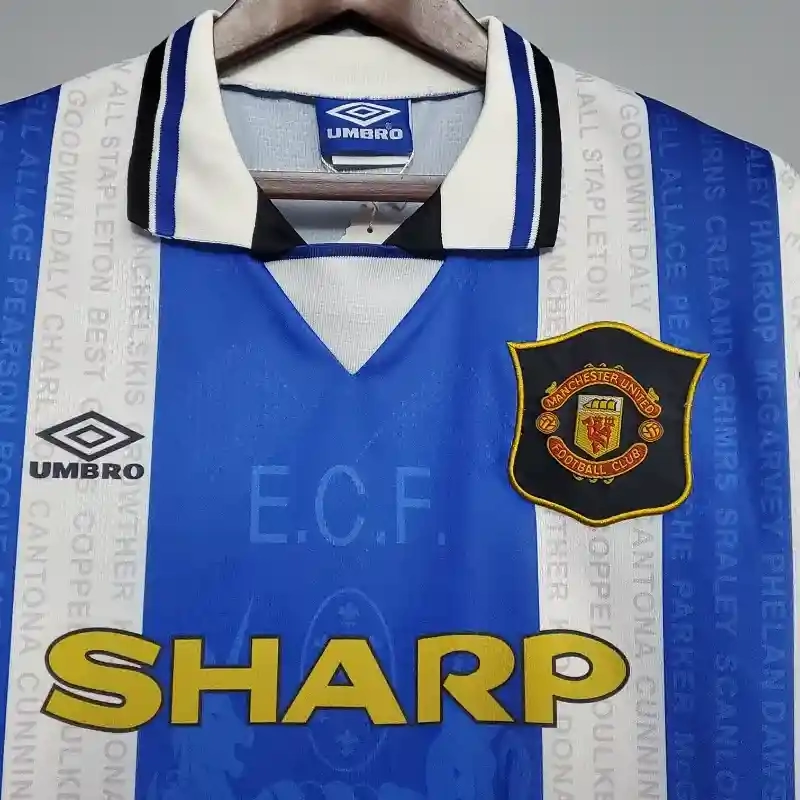 1994 1996 retro manchester united away football shirt 3