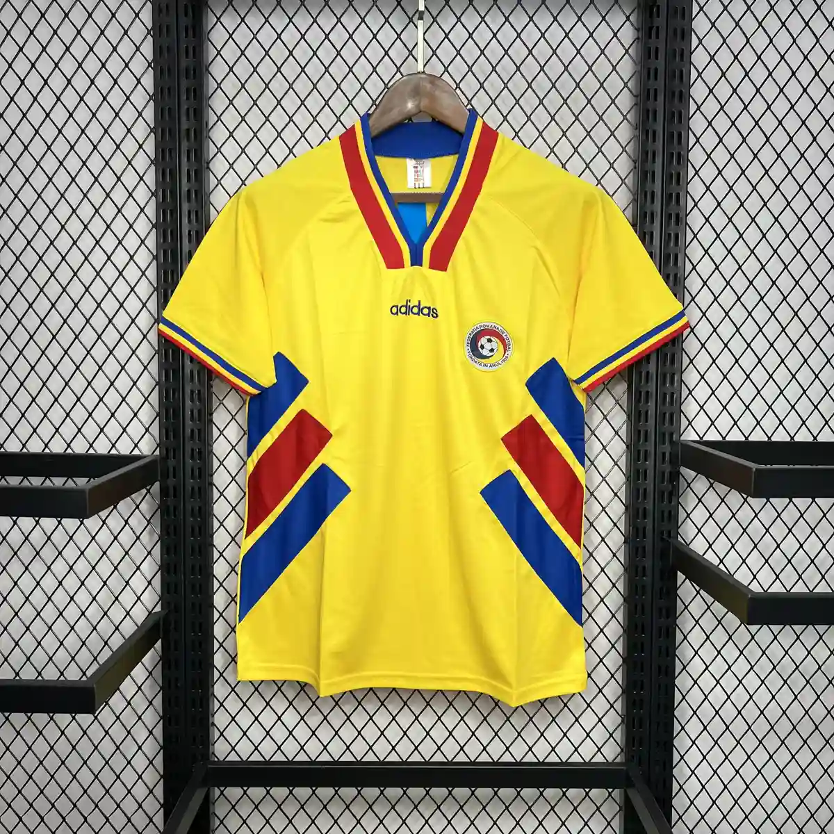 1994 retro romania home football shirt 1