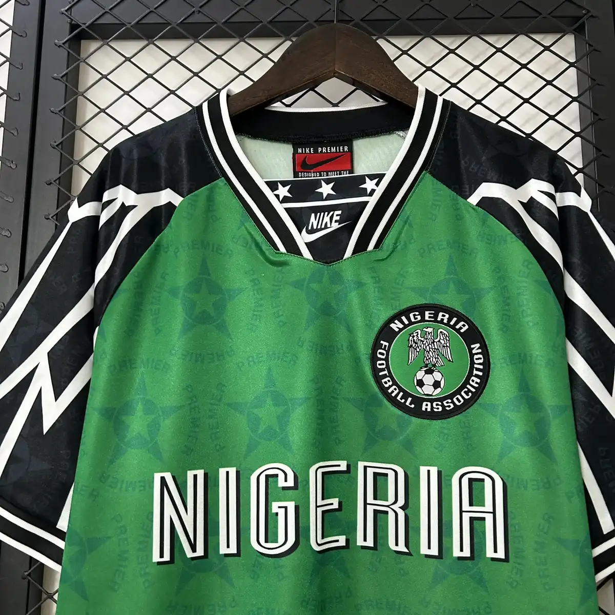 19941995 retro nigeria away football shirt 3