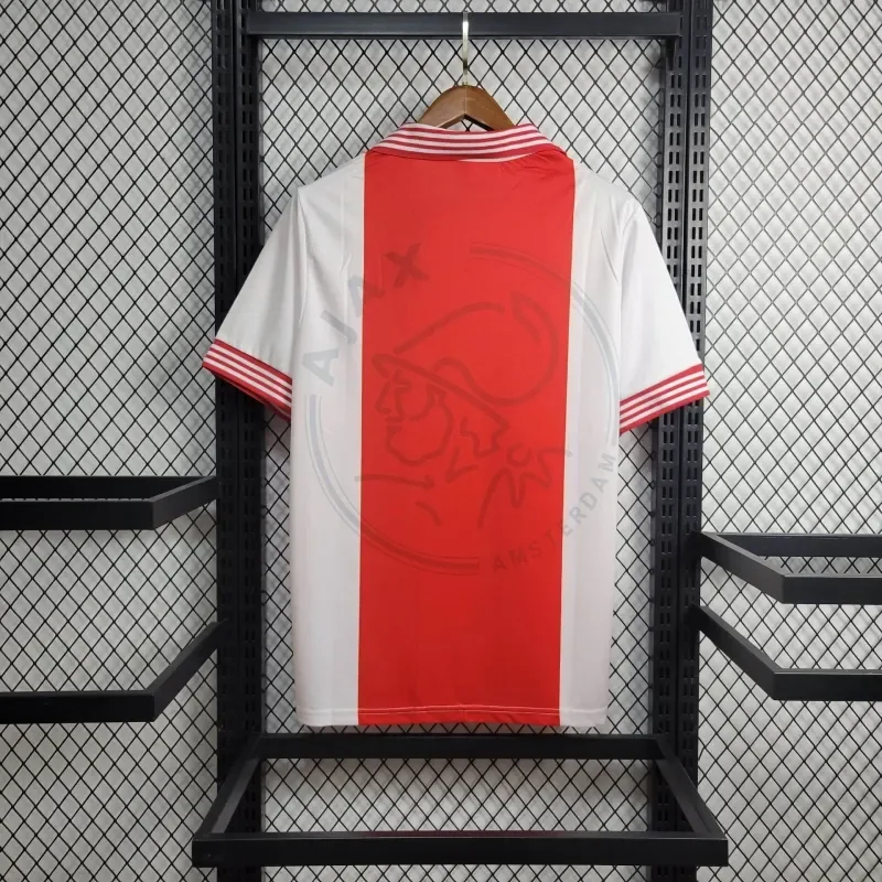 1995 1996 retro ajax home football shirt 2