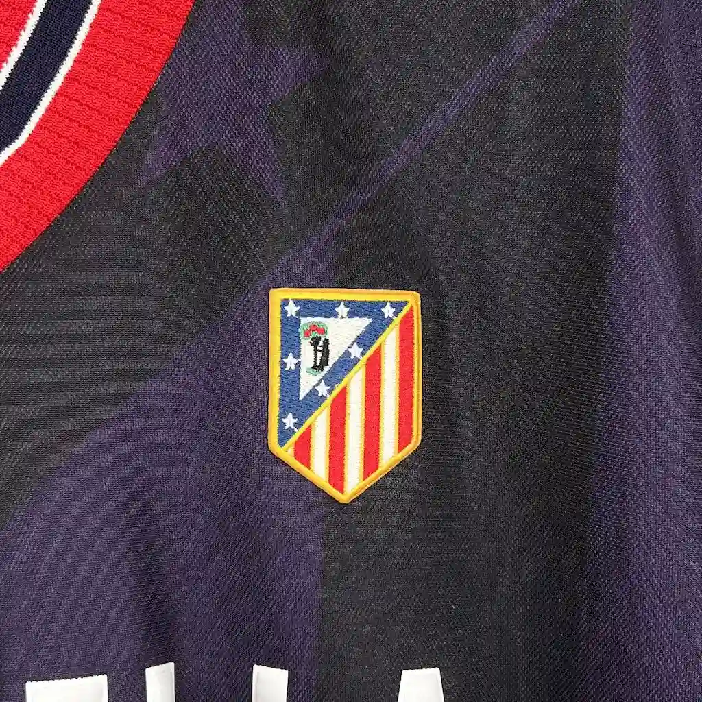 1995 1996 retro atletico madrid third away soccer jersey 4