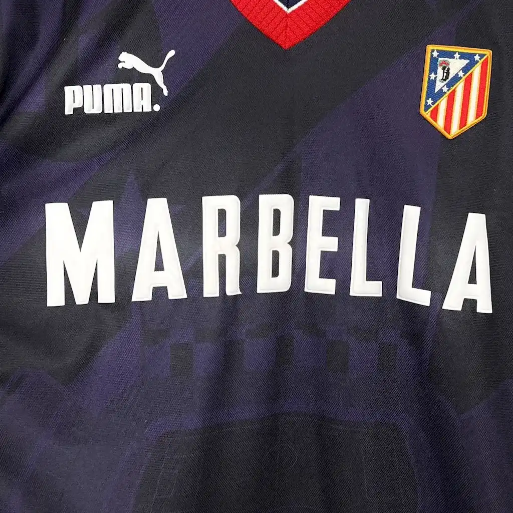 1995 1996 retro atletico madrid third away soccer jersey 6
