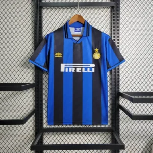 1995 1996 retro inter milan home football shirt 1