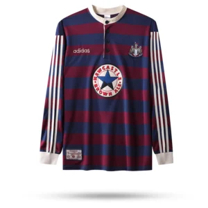 1995 1996 retro long sleeves newcastle united away football shirt 1