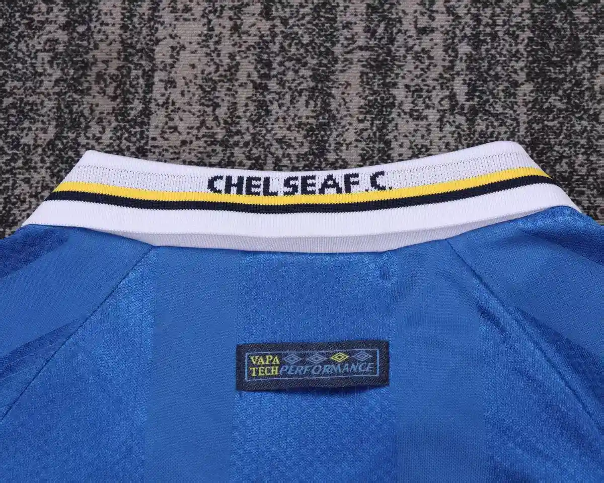 1995 1997 retro kids size chelsea home football jersey 7