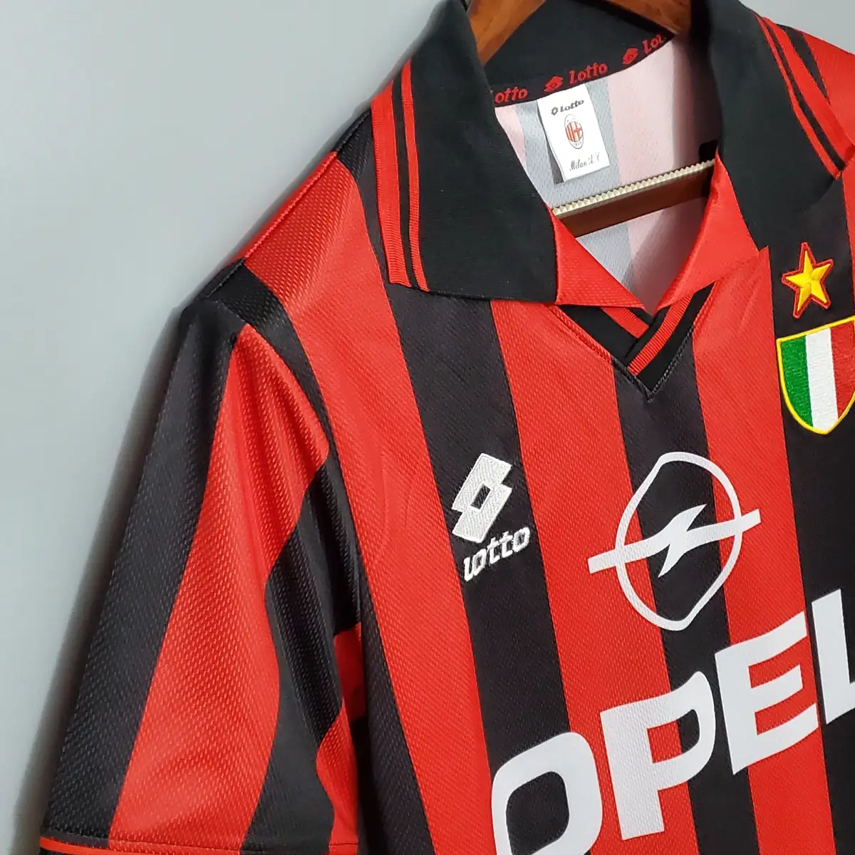 1996 1997 retro ac milan home football shirt 3