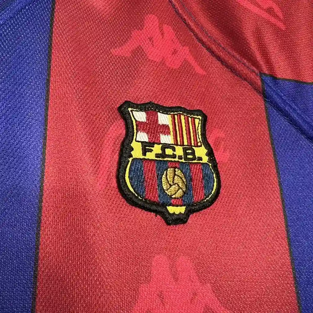 1996 1997 retro barcelona football shirt home 5