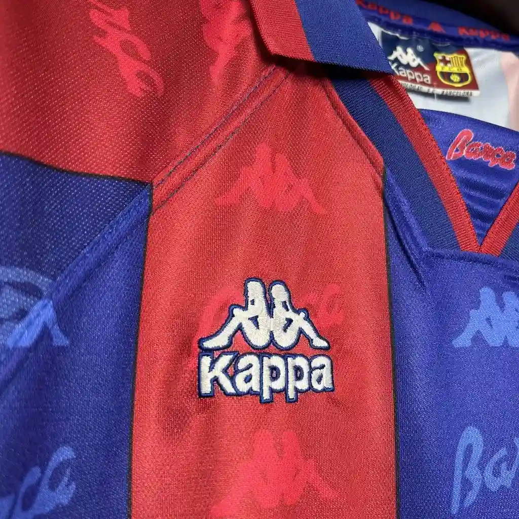 1996 1997 retro barcelona football shirt home 6
