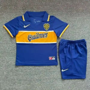 1996 1997 retro boca juniors homefootball shirt kids size 1