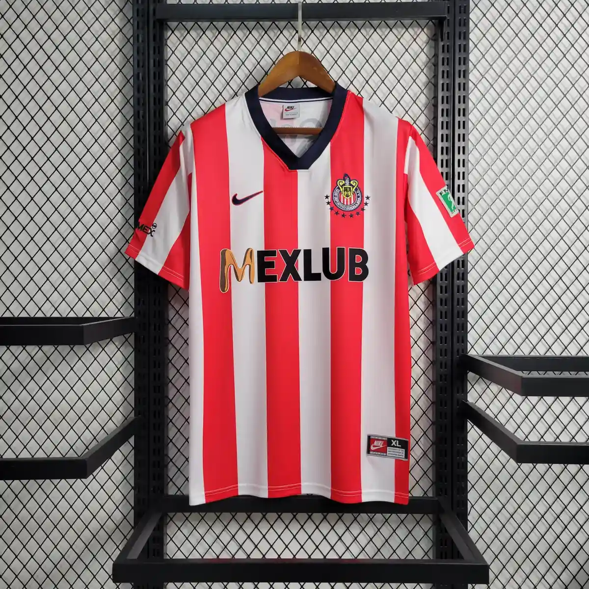 1996 1997 retro chivas de guadalajara home football shirt 1