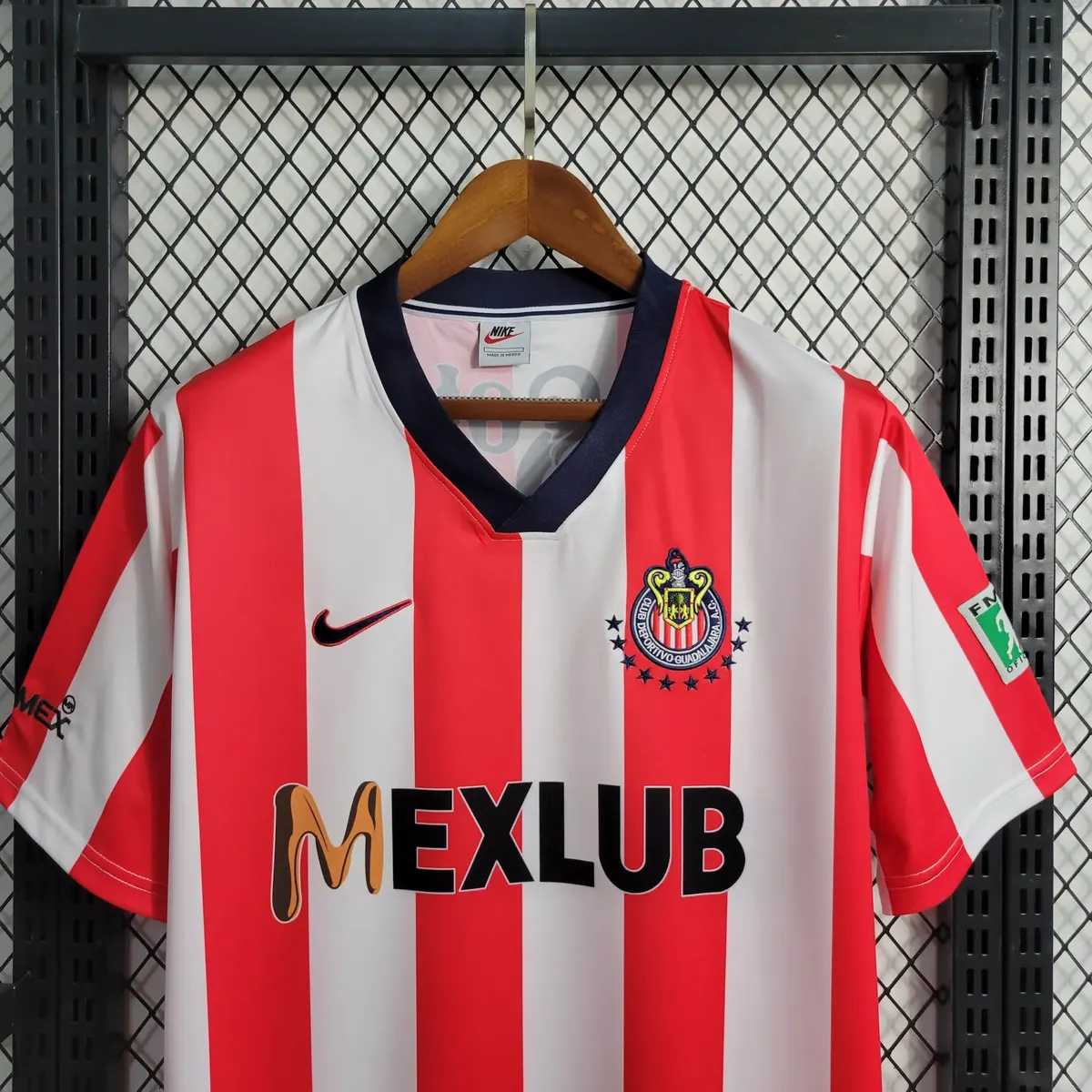 1996 1997 retro chivas de guadalajara home football shirt 4