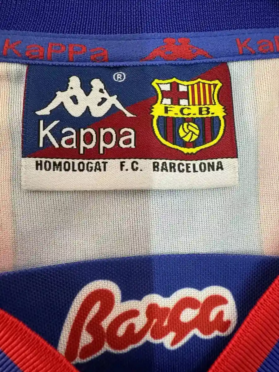 1996 1997 retro kids barcelona home football shirt 5