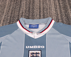 1996 kids size retro england away football shirt 3