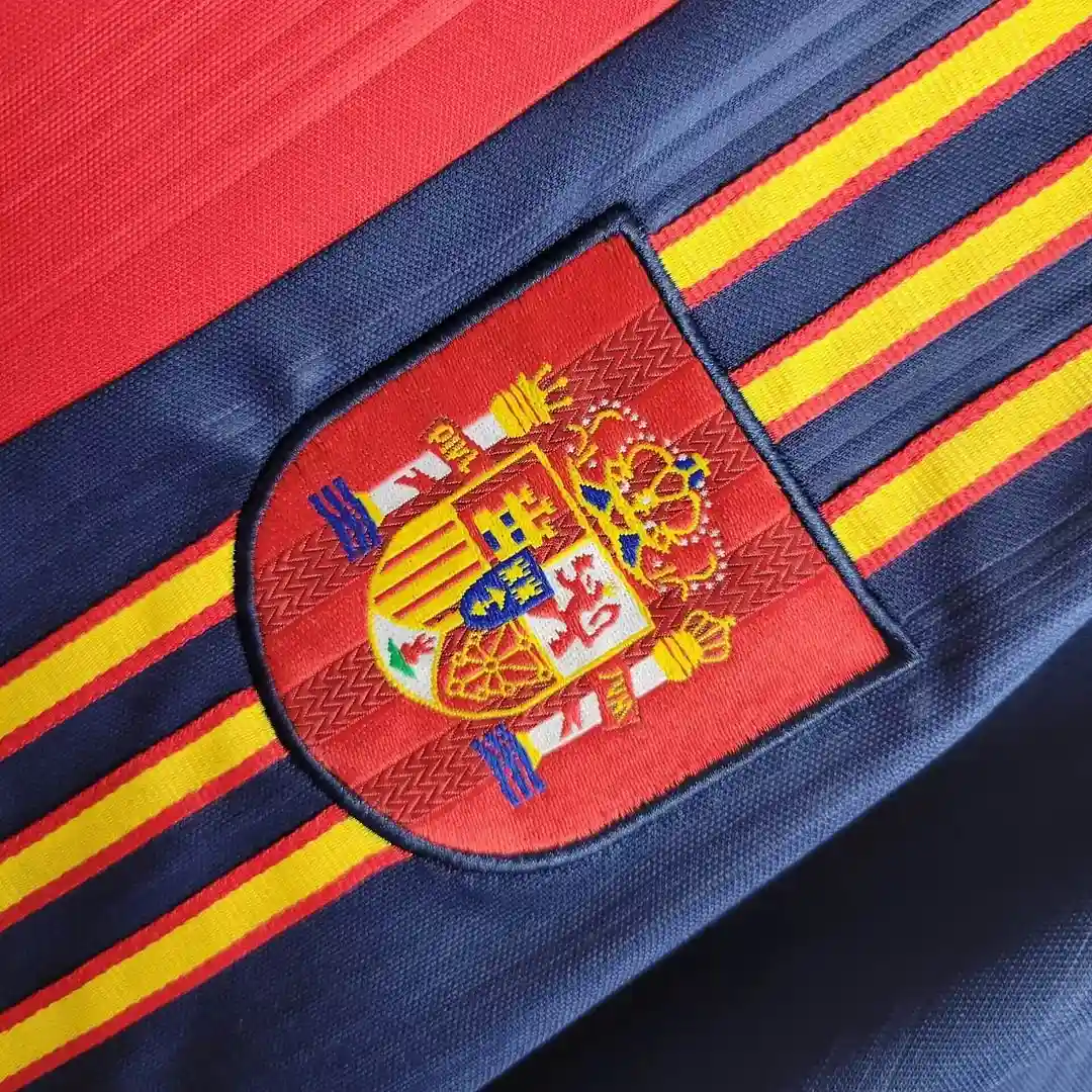 1996 retro spain home way football shirt 5