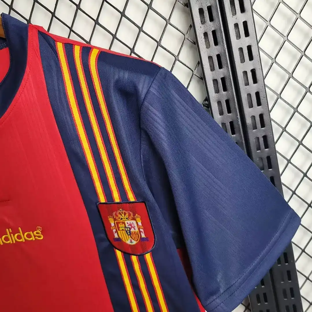 1996 retro spain home way football shirt 8