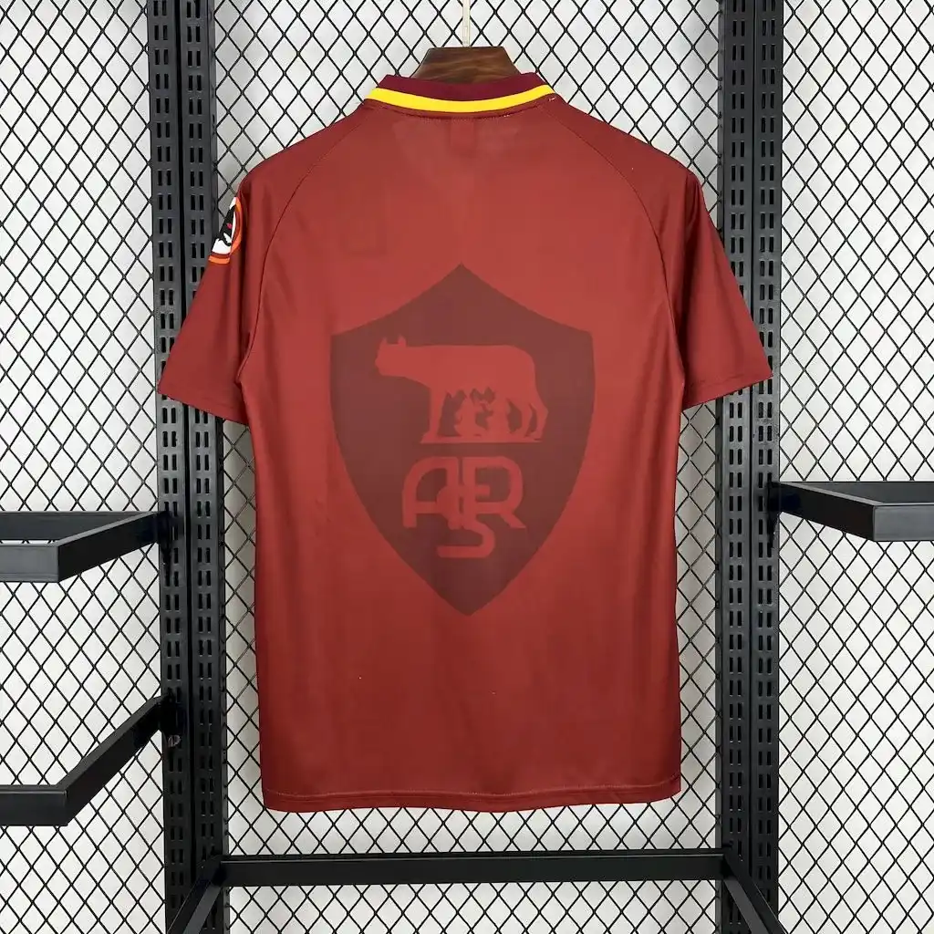 1997 1998 as retro roma home soccer jersey 2