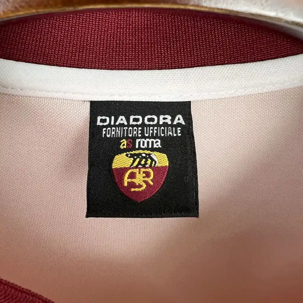 1997 1998 as retro roma home soccer jersey 5