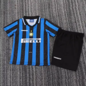 1997 1998 kids size retro inter milan home football shirt 1