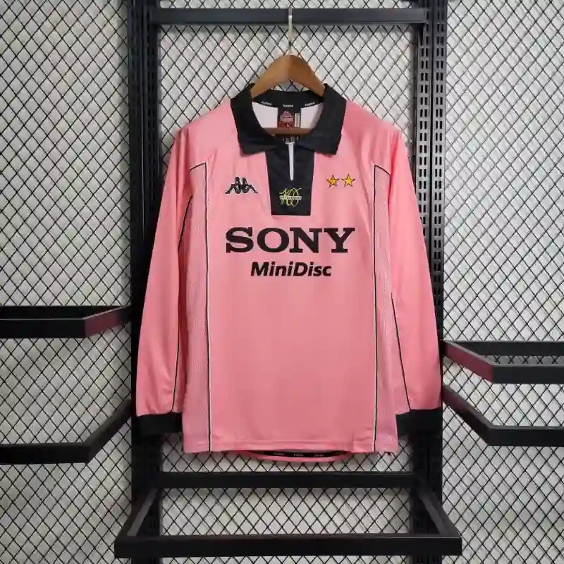 1997 1998 retro long sleeve juventus away soccer jersey 1