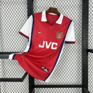 1998 1999 retro arsenal home football shirt 1