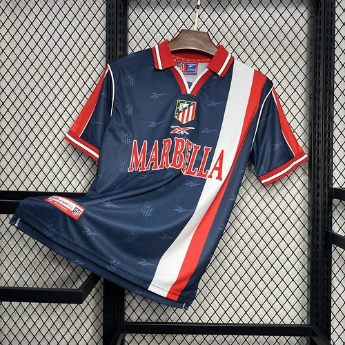 1998 1999 retro atletico madrid home soccer jersey 1