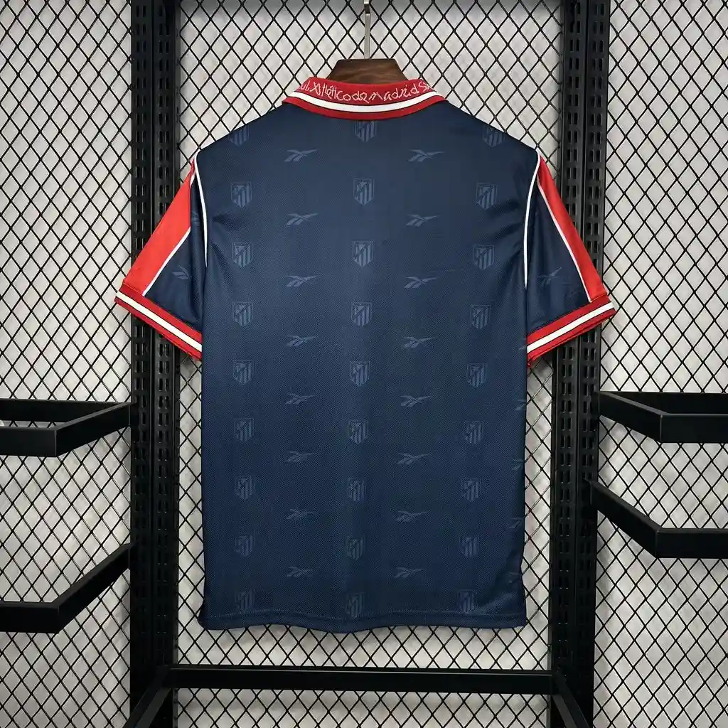 1998 1999 retro atletico madrid home soccer jersey 2